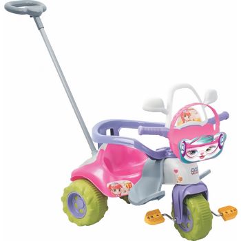 Triciclo Tico-tico Zoom Meg Com Cestinha Magic Toys (2711)